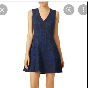 Bcbg maxazria hannelli blue sleeveless dress size 10